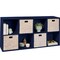 Best Choice Products 8-Cube Bookshelf, 11in Display Storage System, Organizer w/ Removable Back Panels